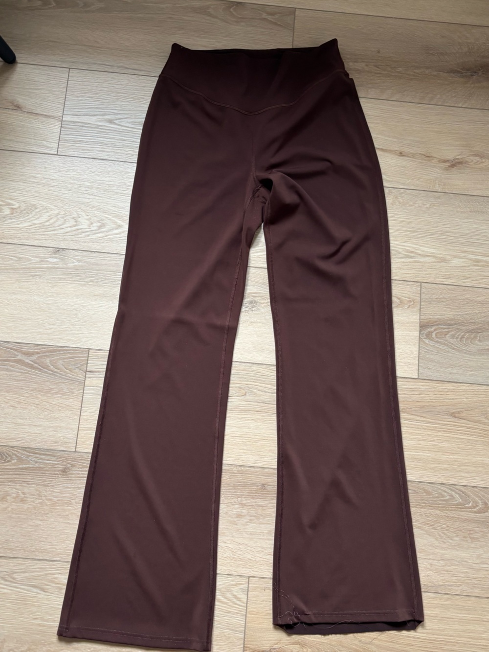 Lululemon Wunder Under Bootcut - Lava Brown Stretch Flare Pants - Size 10